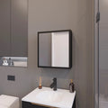 Wenge Medicine Cabinet with Included Mirror and 1 Door