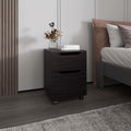 Wengue Nightstand with 1 Door and 1 Drawer