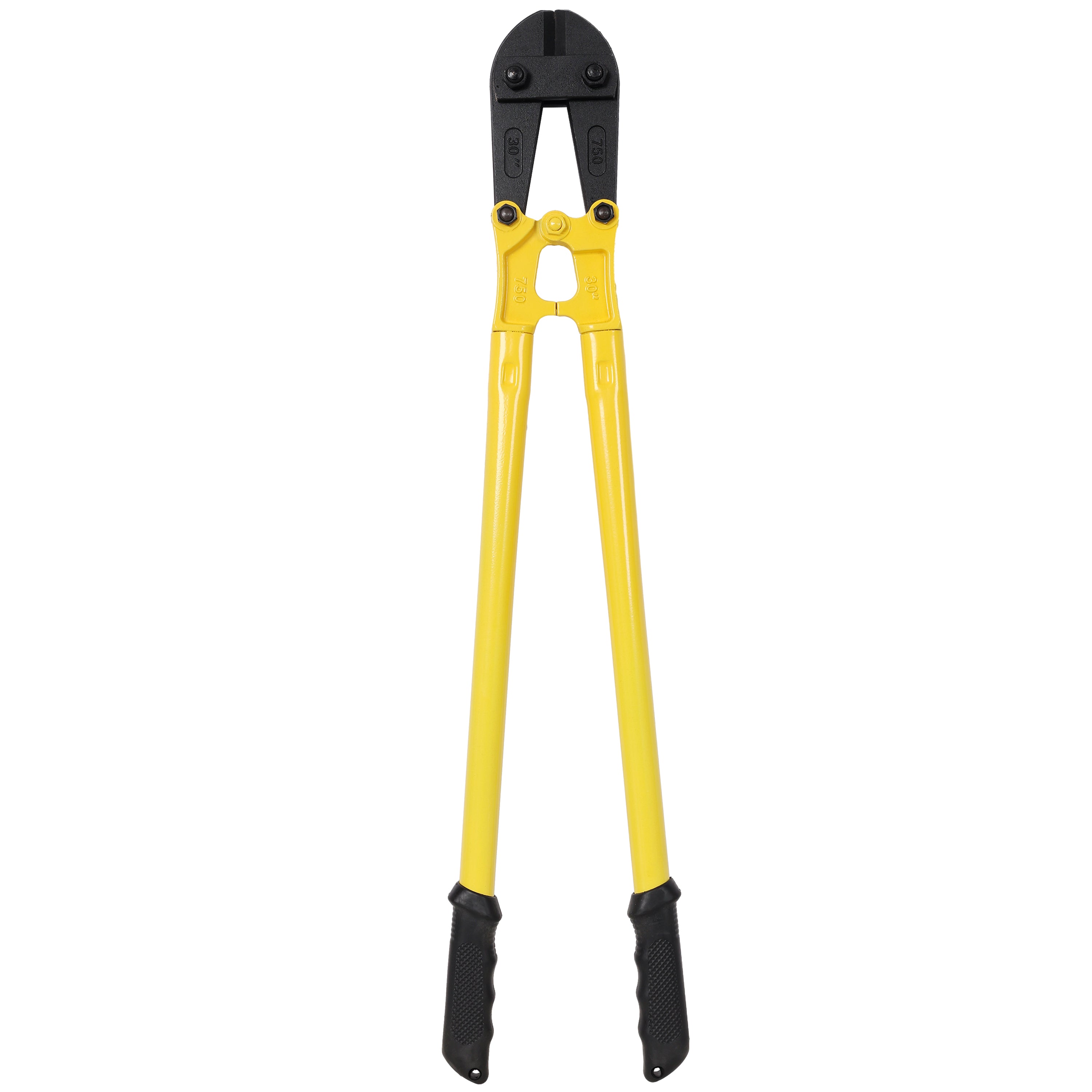 30' Heavy-Duty Medium Bolt Cutter for Fence, Steel Wire, Chain, Screws, Rivets & Medium Padlocks, Ergonomic Soft Rubber Grip Handle