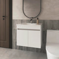 White Vanity with 2 Doors