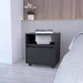 Wenge 1-Drawer Nightstand