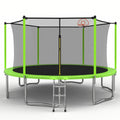 14FT for Kids Children with Safety Enclosure Net Outdoor Backyards Large Recreational Trampoline