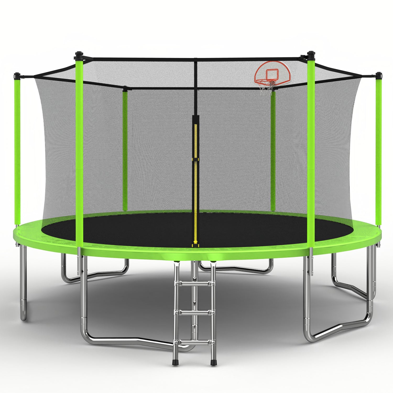 14FT for Kids Children with Safety Enclosure Net Outdoor Backyards Large Recreational Trampoline