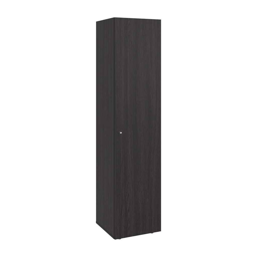 Home Linen Freestanding Tall Cabinet with Single Door and 4 Horizontal Storage Shelves, Cabinet for Bathroom, Bedroom or Laundry Room
