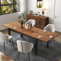Dining Table , 106.3 in  Large Extendable Kitchen Table