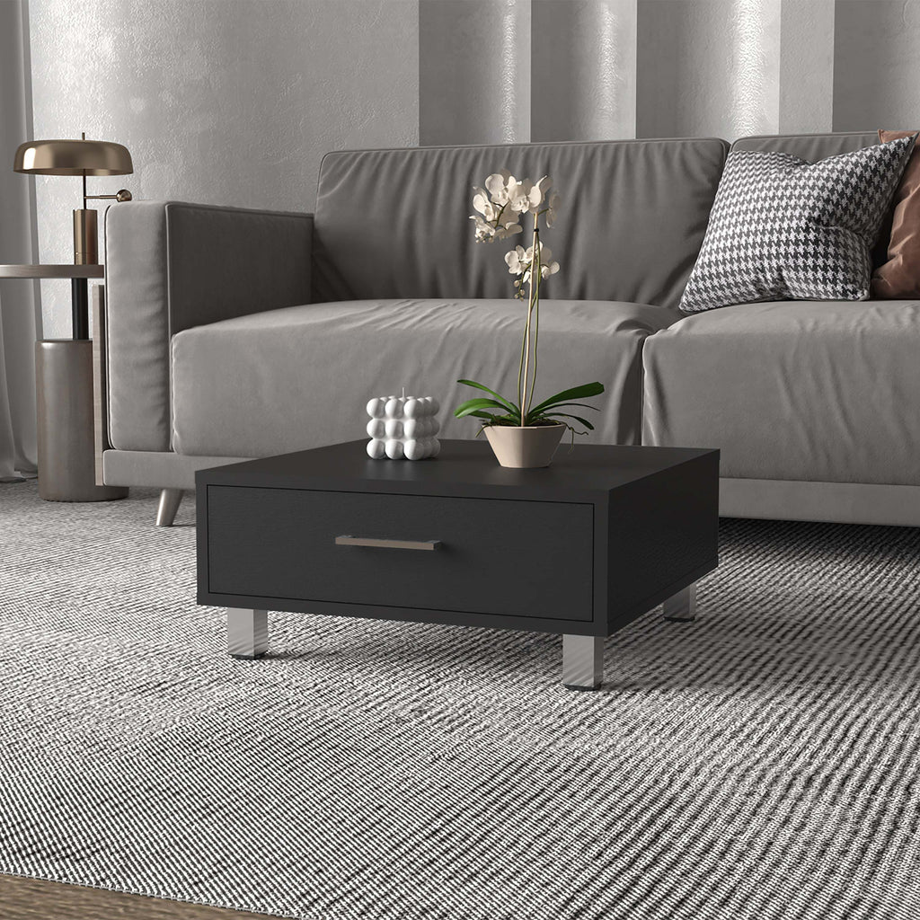 Wenge 1-Drawer Rectangle Coffee Table