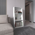 Note 47' Tall Three-Tier Ladder Bookcase White