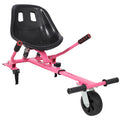 Hoverboard Seat Attachment Go-Kart,Fits 6.5' 8'10' Hoverboards, Heavy Duty Dual Shock Absorber,Sturdy Adjustable Off-Road Frame,Hover Cart for Family Fun,not include Hoverboard,Pink