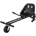 Hoverboard Seat Attachment Go-Kart,Fits 6.5' 8'10' Hoverboards, Heavy Duty Dual Pole & Dual Shock Absorber,Sturdy Adjustable Off-Road Frame,Hover Cart for Family Fun,not include Hoverboard,Black