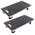 Furniture Moving Wooden Dolly with 4 PP Wheels, 22-1/2x11-3/8 Inch, Heavy Duty Rolling Mover Supports Up to 1320 Lbs for Piano, Couch, Fridge, Washing Machine & Large Planters, 2 Pack