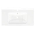 35.6' White Ceramic Basin, Only Ceramic Sink,  Without Cabinet