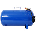 Portable 11 Gallon Air Tank, Lightweight Durable Air Compressor Tank with Pressure Gauge, Safety Valve and 47 Inch Hose for Easy Tool Connection,Blue Colo