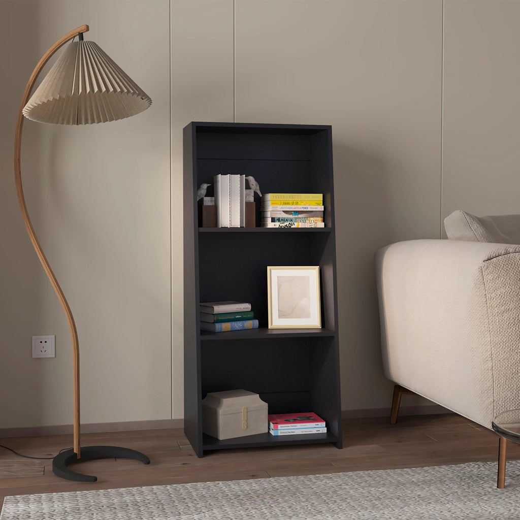 Wenge Bookcase with Three Shelf