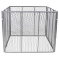 Large Outdoor Compost Bin, 172 Gallon Metal Wire Mesh Composter, Rust-Proof Coating Square Garden Compost Bin Easy to Assemble for Yard Leaves Kitchen Scraps
