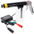 Dual Voltage 15KV 25KV Powder Coating Gun System, Powder Coating Machine with Clear Bottle, 120V/60HZ