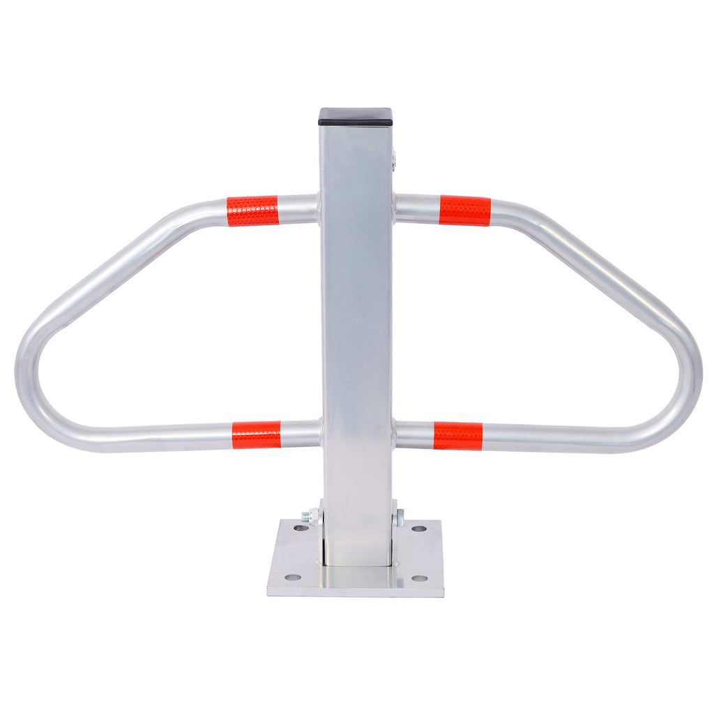 Parking bollard,pole barrier with lock ,car parking protection posts,home garage street decor ,parking barrier  gray