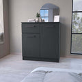 2-Door 1-Drawer Dresser Wenge