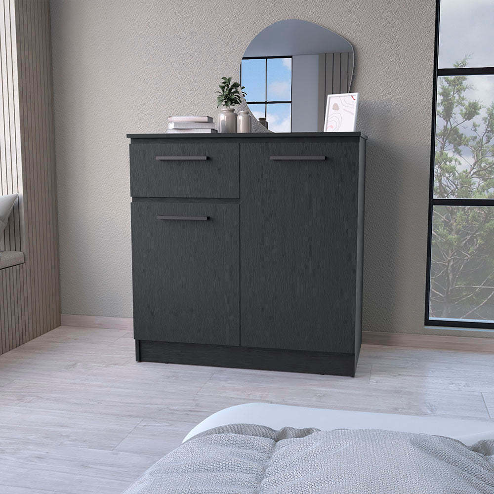 2-Door 1-Drawer Dresser Wenge