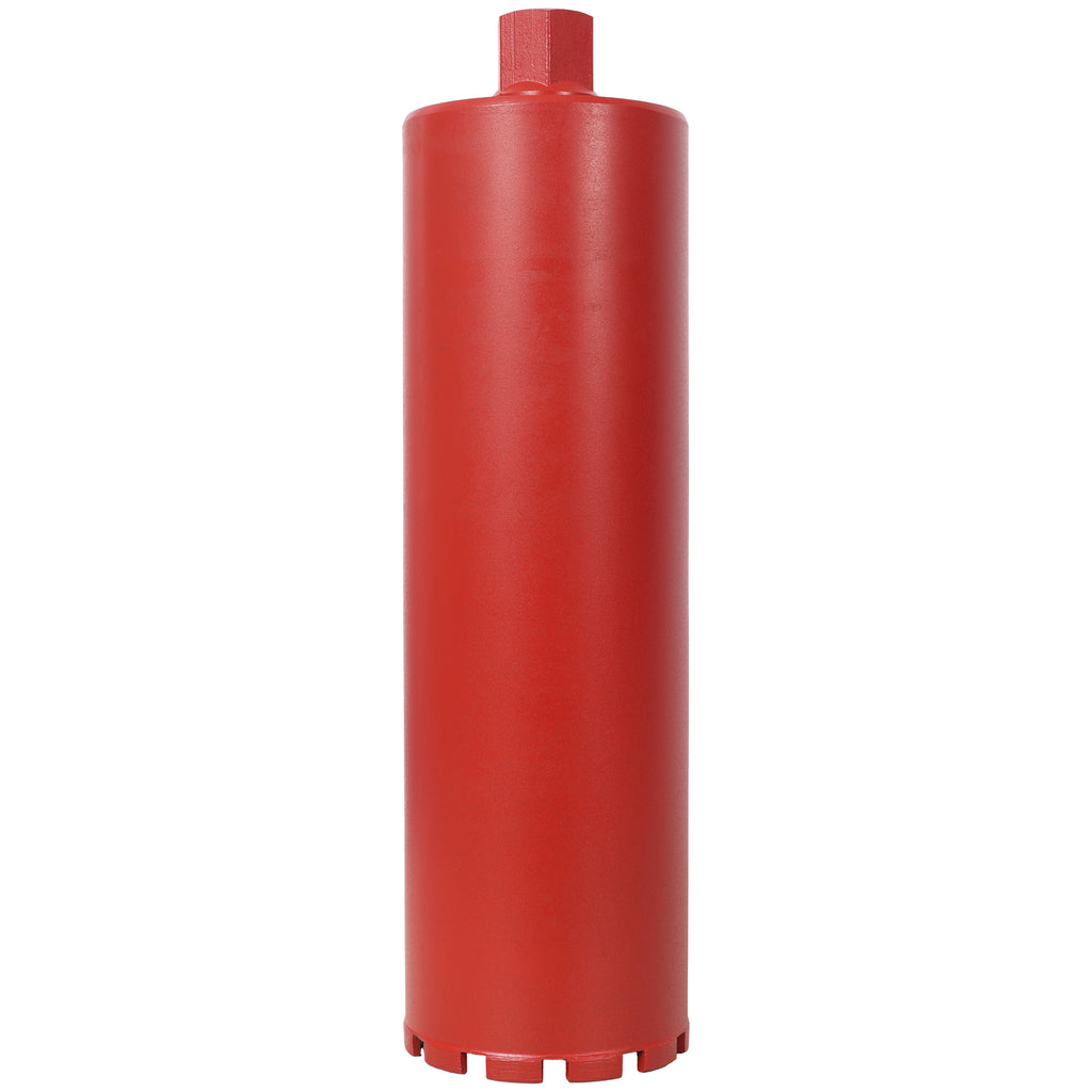 5 Inch Diamond Core Drill Bits,1-1/4'-7 Thread Diamond Core Bit for Cured Concrete with Rebar, Hard Masonry, Brick Block, Stucco, Stone,Flat