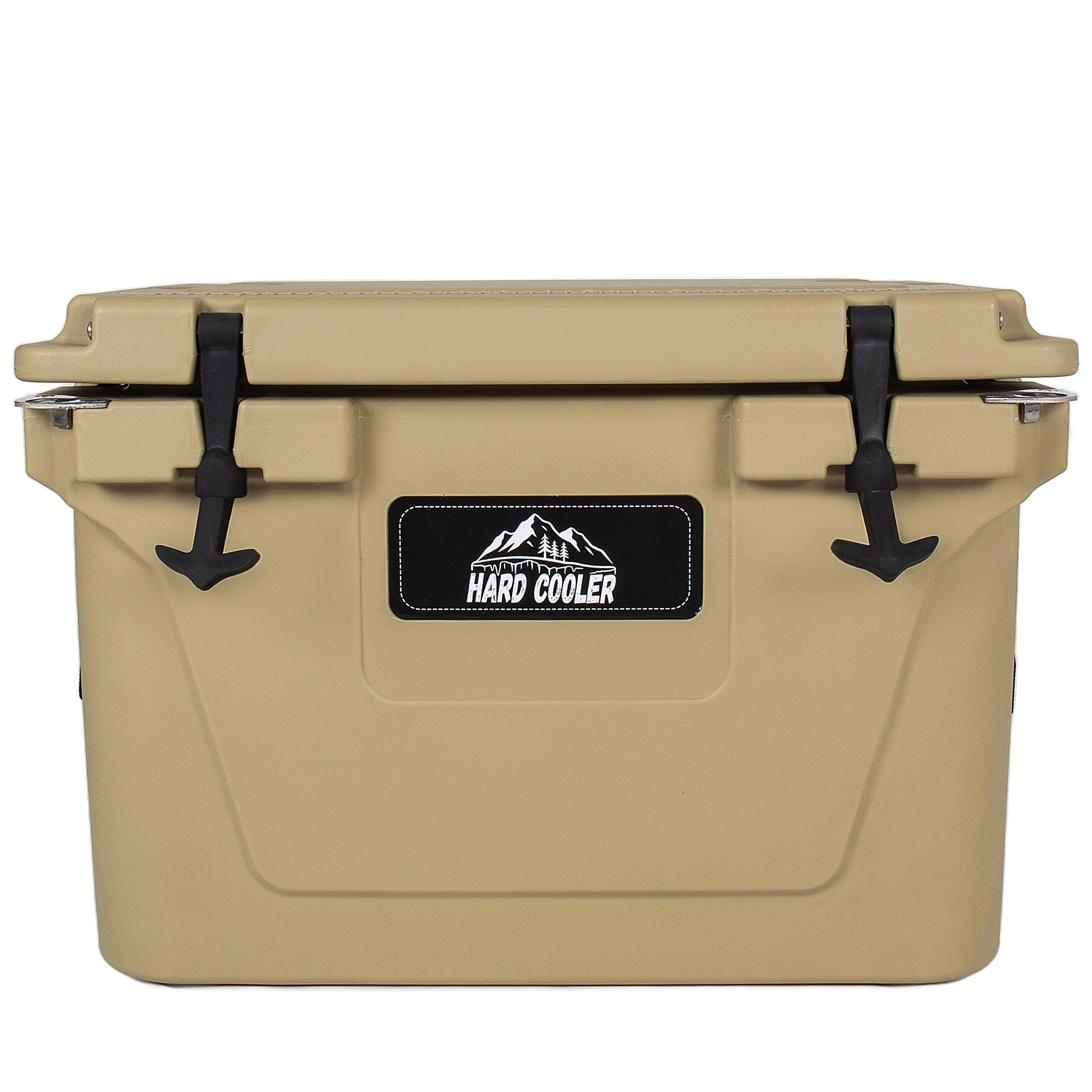 50 Quart Khaki Cooler, Ultra-Light Insulated Ice Chest – Heavy-Duty Hard Shell Cooler with 6-Day Ice Retention for Camping, Tailgating, Job Site & Outdoor Adventures