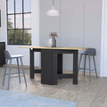 Wenge and Macadamia Folding Dining Table