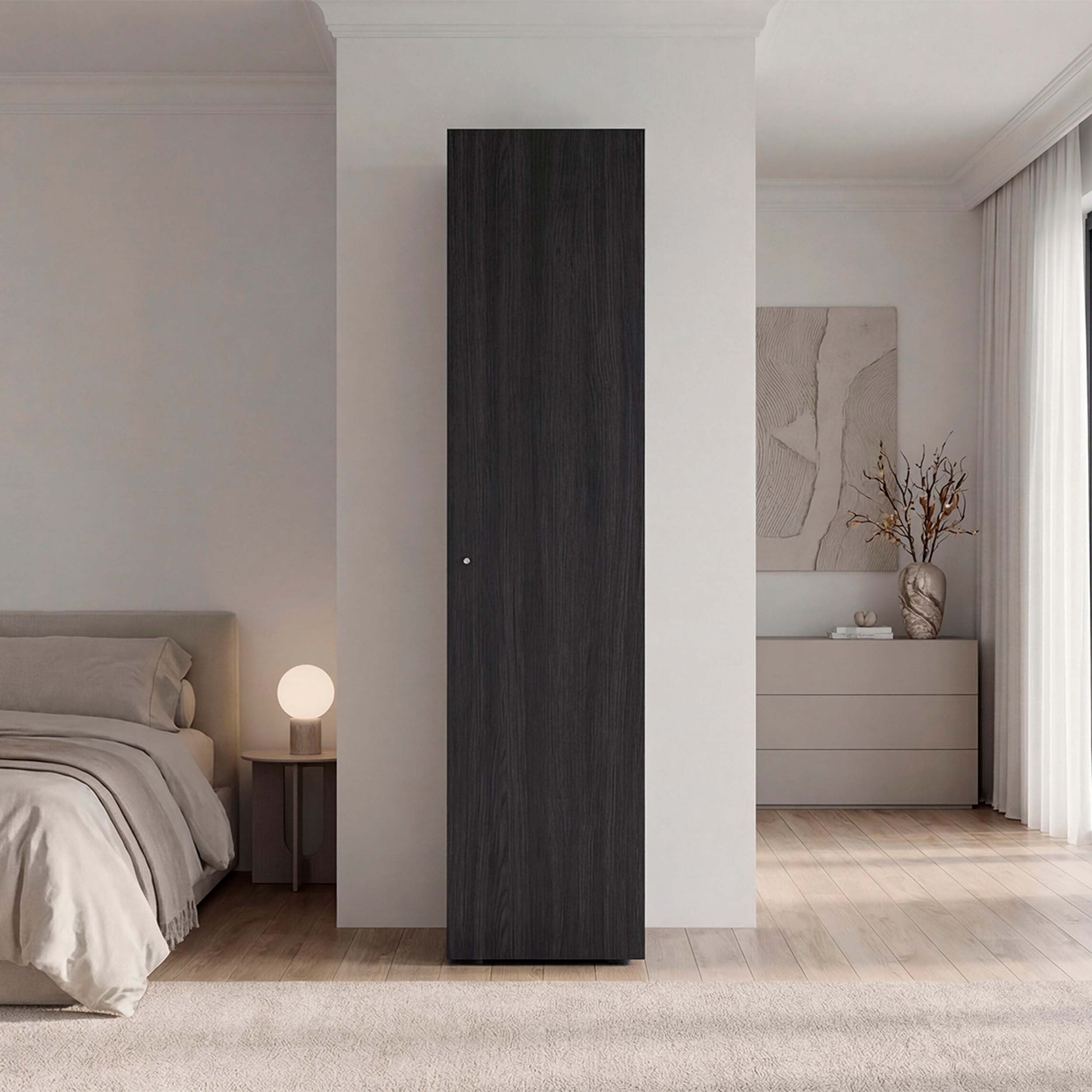 Wenge 4 Shelves Storage Cabinet