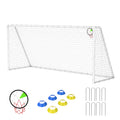 7X16FT Soccer Goal for Backyard Kids Portable Soccer Net with High-Strength Nets