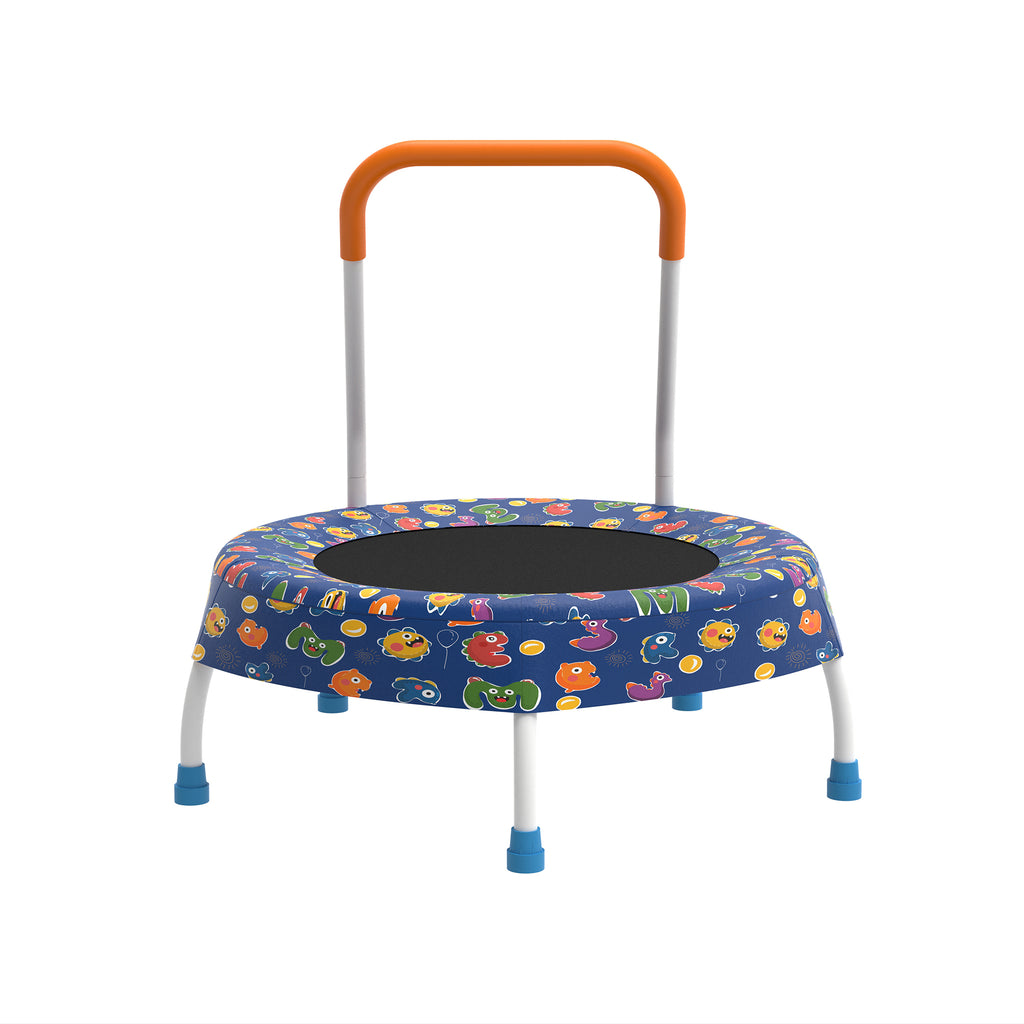 28inch Toddler Trampoline for Kids 1 Year Plus with Handle, Baby Gifts for Boys and Girls, Indoor and Outdoor