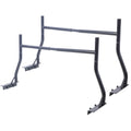 800Ibs Capacity Extendable Steel Pick-Up Truck Ladder Rack Two-bar Set - Black