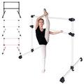 4FT White Ballet Barre With Adjustable Range Of 6.7-46 Inches For Dance Practice