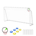 6X12FT Soccer Goal for Backyard Kids Portable Soccer Net with High-Strength Nets