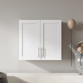 Stackable Wall Mounted Storage Cabinet, 11.81 'D x 31.50'W x 29.92 'H, White