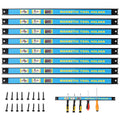8PACK 18inch Heavy Duty Magnet Tool Bar,Magnetic Tool Holder,Magnetic Tool Holder Strip,for Workshop Garage