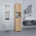 Brighton 1-Shelf Linen Cabinet Light Oak