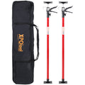 2Pack Adjustable Support Pole,Steel 3rd Hand Support System,Support Rod for Jacks Cargo Bars Drywalls,Cabinet Jacks for Installing Cabinets,Extends from 45 to 114 Inch ,with carry bag