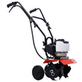 Mini Tiller Cultivator, Powerful 37.7cc 4-stroke Viper Engine, Gear Drive Transmission, Mini Cultivator with 4-Cycle  Engine