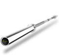 Barbell Bar for 2' Olympic Plates, Home Gym Weightlifting Bar Solid Chrome Weight Bar Fitness Training Curl Barbell 7.2Ft