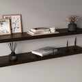 Ecco 47' Wide Floating Shelves Set Of 2, Shelves For Wall Decor For Bedroom, Bathroom Storage Shelves, Book Shelves For Living Room
