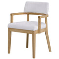 Gorge and Oak Side Chair with Padded Seat (Set of 2)