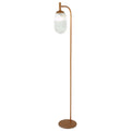 Vela Floor Lamp Bronze and Clear, Modern Upward Lighting for Living Room, Bedroom, Office