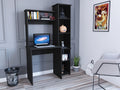 Versalles Writintg Desk, Two Superior Shelves, Five Cubbies -Black