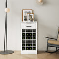 WHITE  color modular 24  wine bar cabinet Buffet Cabinet