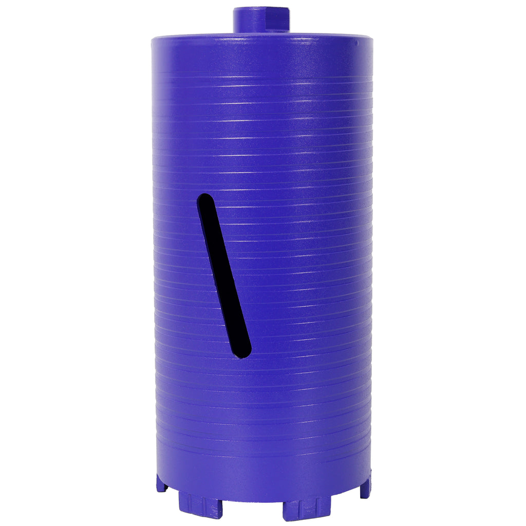 4-1/2inch Diamond Dry Core Drill Bit, Upgraded Welded Core Bits for Concrete with Rebar, Masonry, Brick, Mortar – 5/8'-11 Thread,turbo