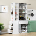 70.87'H Tall Storage Cabinet with Multi-functional storage spac, Modern Wooden Entrance Organizer for Hallway, Living Room