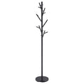 Black Tree Branch Style Coat Rack with 18 Hooks - Steel, 69.25in H
