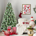 5FT Christmas Tree with 51 Pine Cones – 694 Tips, Mixed PVC & Hard Needle Branches, Hinged Structure for Easy Setup, Sturdy Metal Stand – Realistic Full Holiday Tree