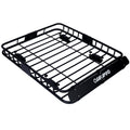 Rooftop Cargo Carrier Basket Motoring Roof Rack,Top Mount Roof Rack 42' black steel