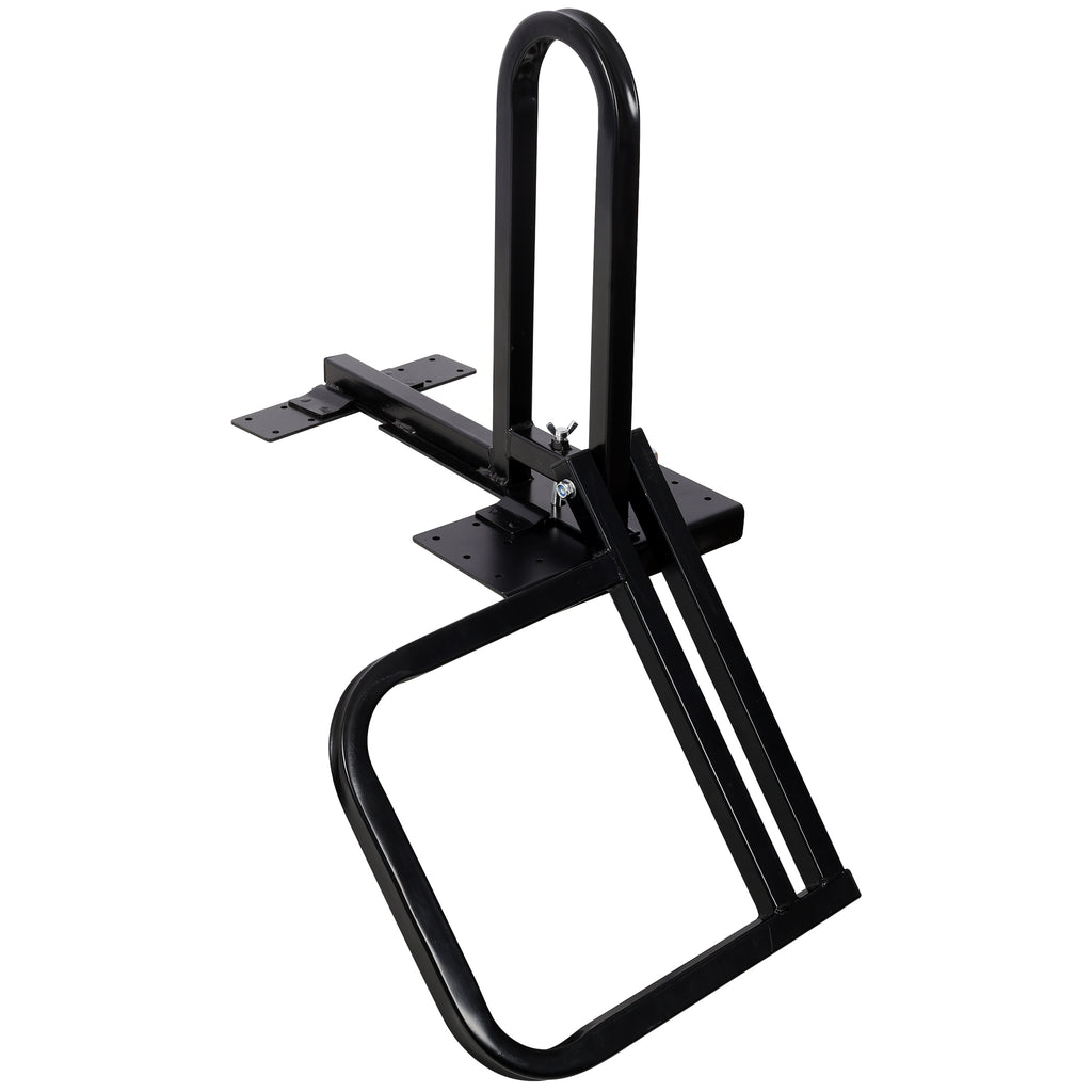 Foldable Pickup Truck Tailgate One-Step Ladder - Universal Fit. Drilling Hex Screws for Easy Install. Load Capacity: 300 LBS. Serves To Secure Items In Truck Bed