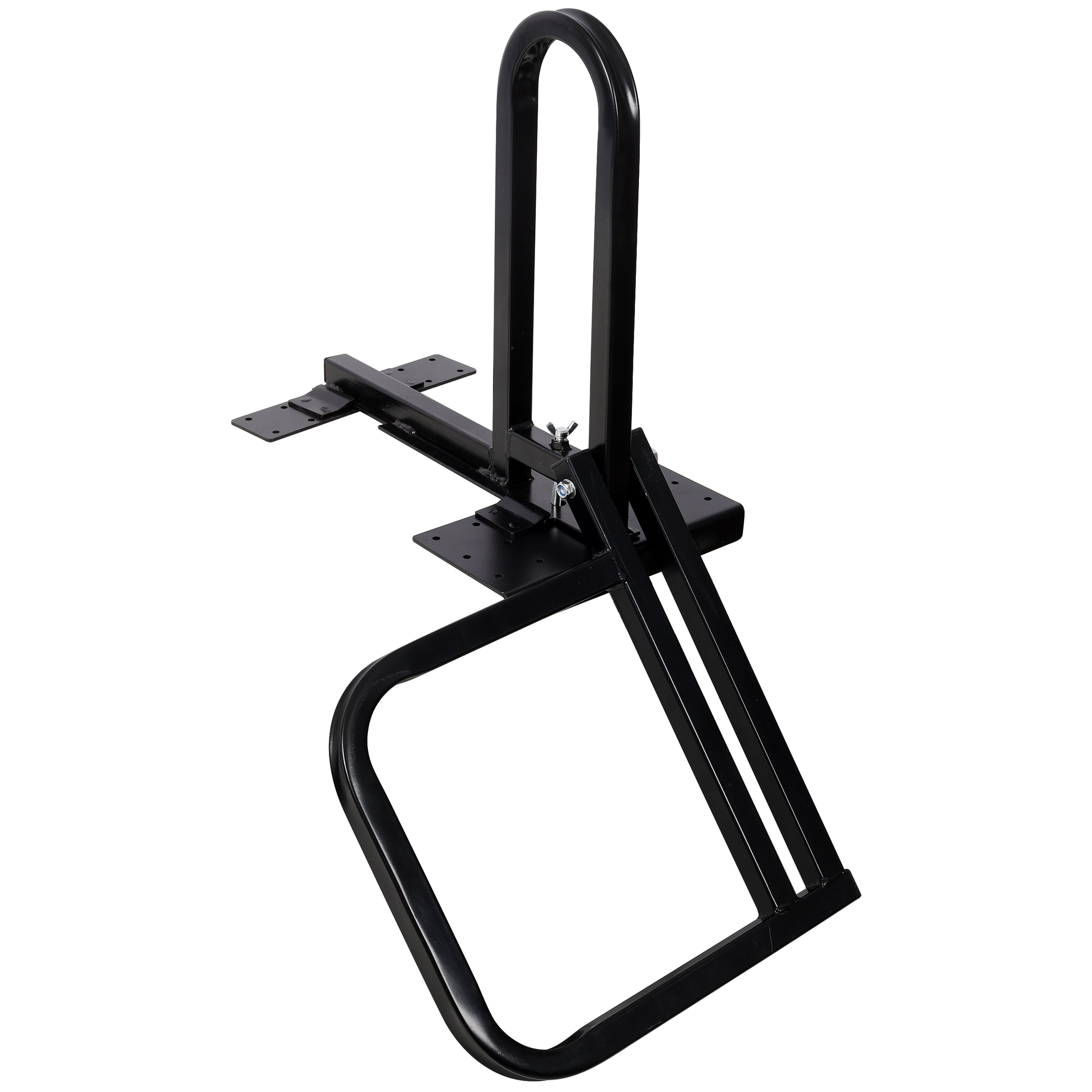 Foldable Pickup Truck Tailgate One-Step Ladder - Universal Fit. Drilling Hex Screws for Easy Install. Load Capacity: 300 LBS. Serves To Secure Items In Truck Bed