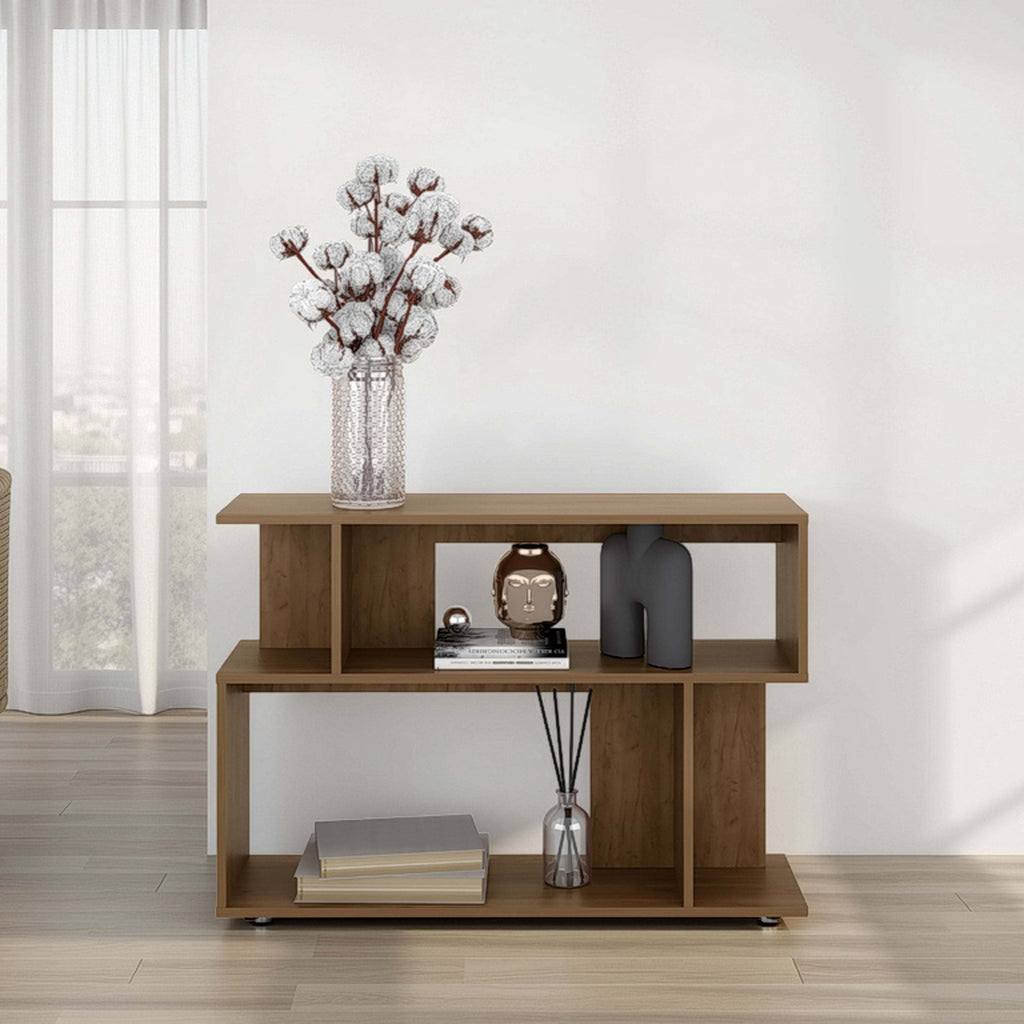 Natural Oak Open Design with 2 Shelf
